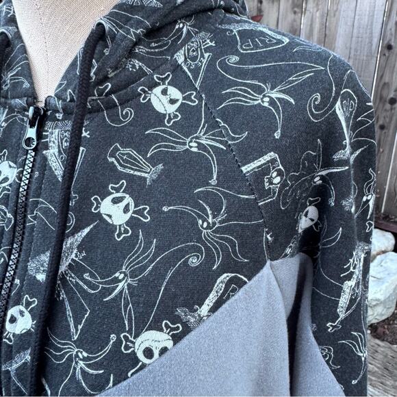 The Nightmare Before Christmas Zero Hoodie Women's Size Small Zip Up Sweatshirt - Picture 5 of 11